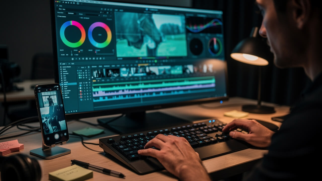 cinematic mode color grading post production