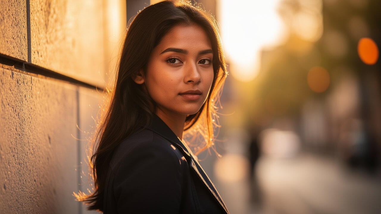 cinematic mode depth of field portrait