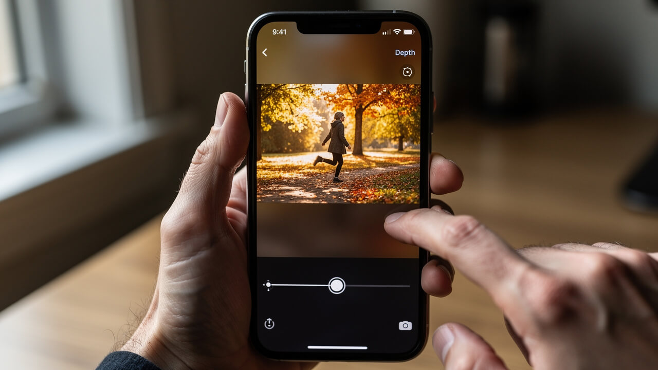 iphone cinematic mode editing photos app